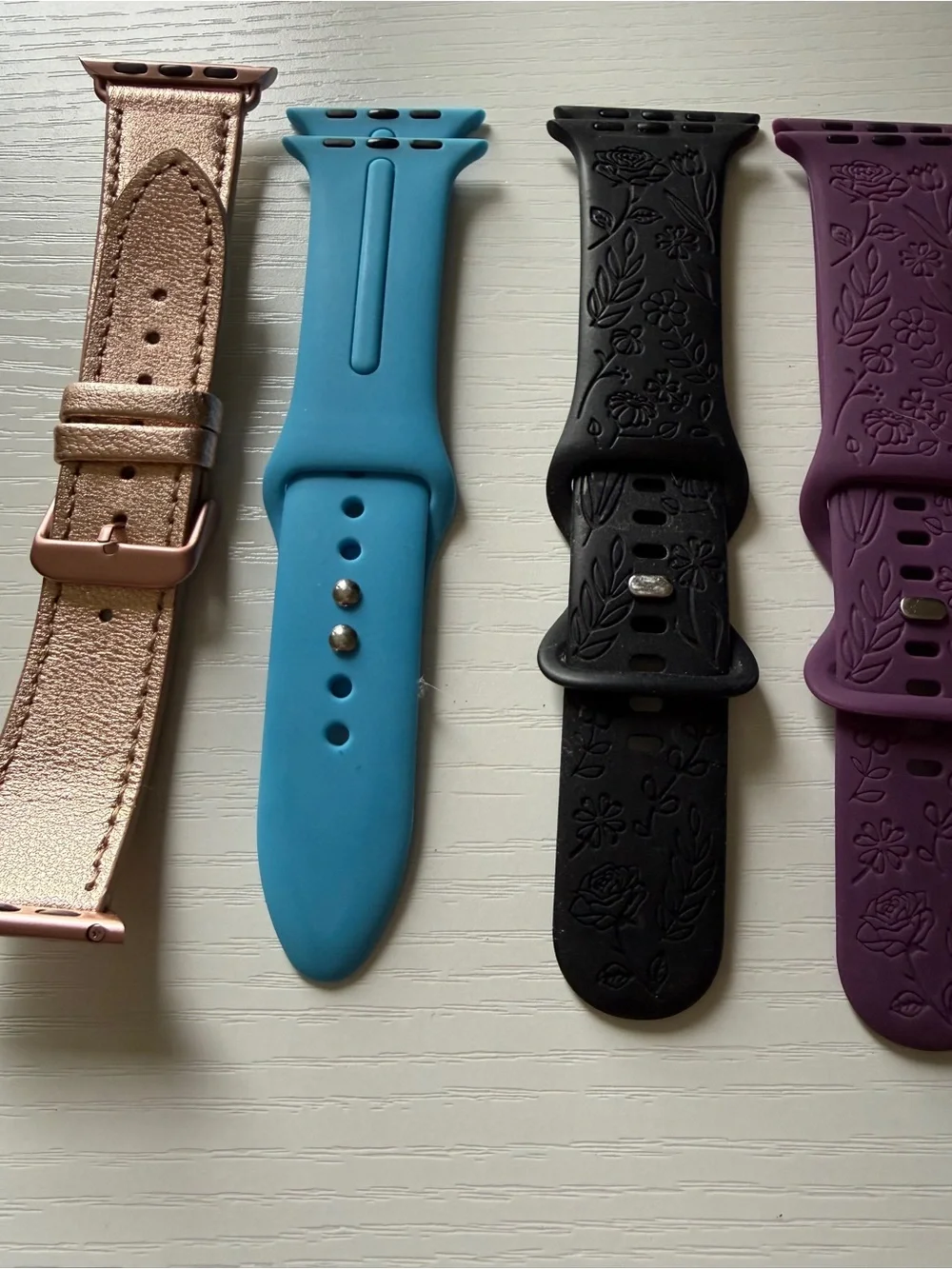 Assorted Apple Watch Bands Multiple Colors 42 44 46